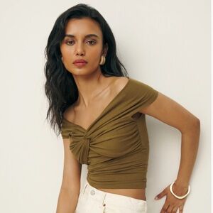 Reformation Ezlynn Knit Top